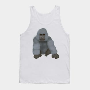 Cute Gorilla Drawing Tank Top